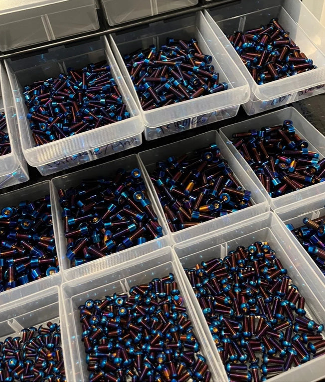 Talaria XXX Titanium Bolts.