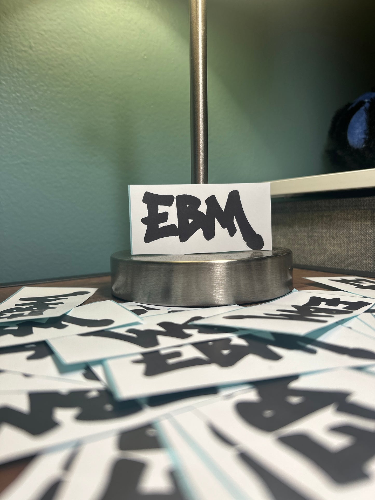Signature Black EBM Stickers. (LIMITED EDITION)