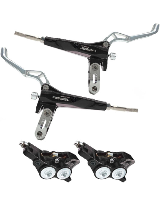 Upgraded Brakes for Sur-Ron Light Bee X/S, Talaria Sting MX3/MX4 - Front & Rear (Black)