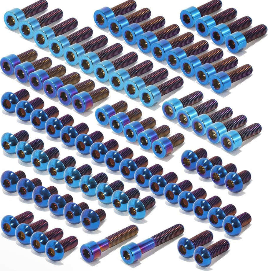 Complete Titanium Bolt Kit. (42 pc) (Grade 5)