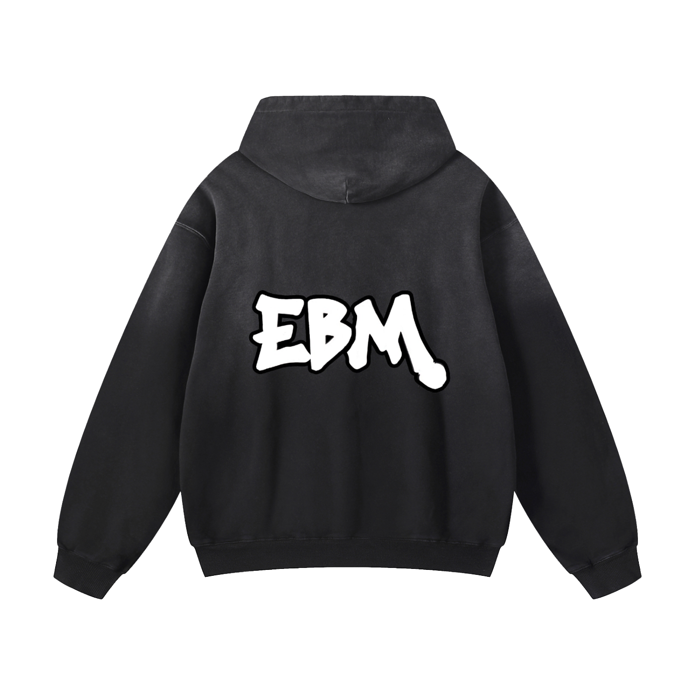 Heavyweight Sunfade EBM Hoodie.